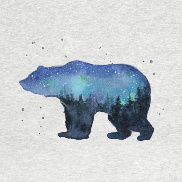 Galaxy Forest Bear by Olechka